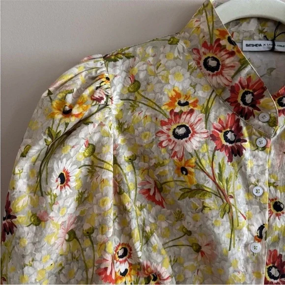 NWT Batsheva x Laura Ashley Grace Blouse in
Witton Floral Sz 10 - Picture 5 of 13